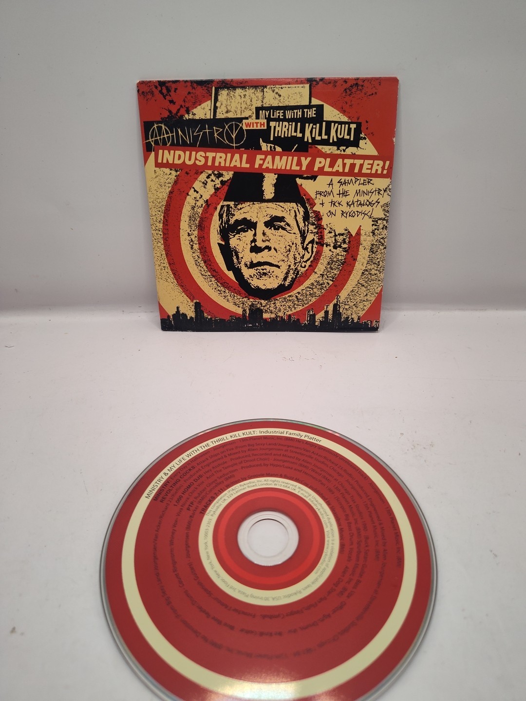 MINISTRY 2004 Industrial Platter Retail PROMO  CD Rare Free Shipping 
