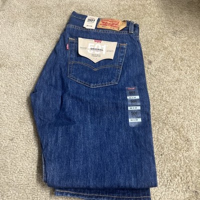 Levi's 501 Original Fit Straight Leg Button Fly 100% Cotton Men's Jeans