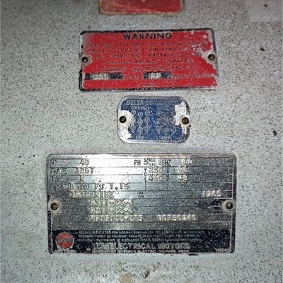 #ad Allen Bradley 509 EOD Fusible Combination Starter Model 4 NEMA 230V 460V $300.00