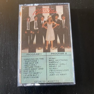 Blondie Parallel Lines Vintage Cassette Tape Canadian Version Chrysalis Records