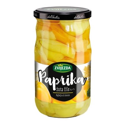(9,69 EUR/kg) Zvijezda Paprika File eingelegt 670g Abtropfgew. 350g Kroatien