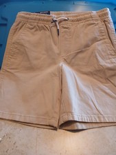 GAP Kids Boy Size 14/16 Tan Stretch Uniform Shorts NWT