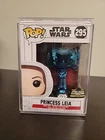 Funko Pop Princess Leia #295 Blue Chrome 2019 Star Wars Celebration Ltd. 2500pcs