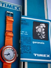VINTAGE TIIMEX WATCH UFO FLYING DISC 1970'S NEW OLD STOCK WORKING PERFECTLY...