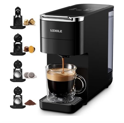 Nespresso Compatible Espresso Machine W/ 20-Bar Pump 4 Brew Sizes Compact Design