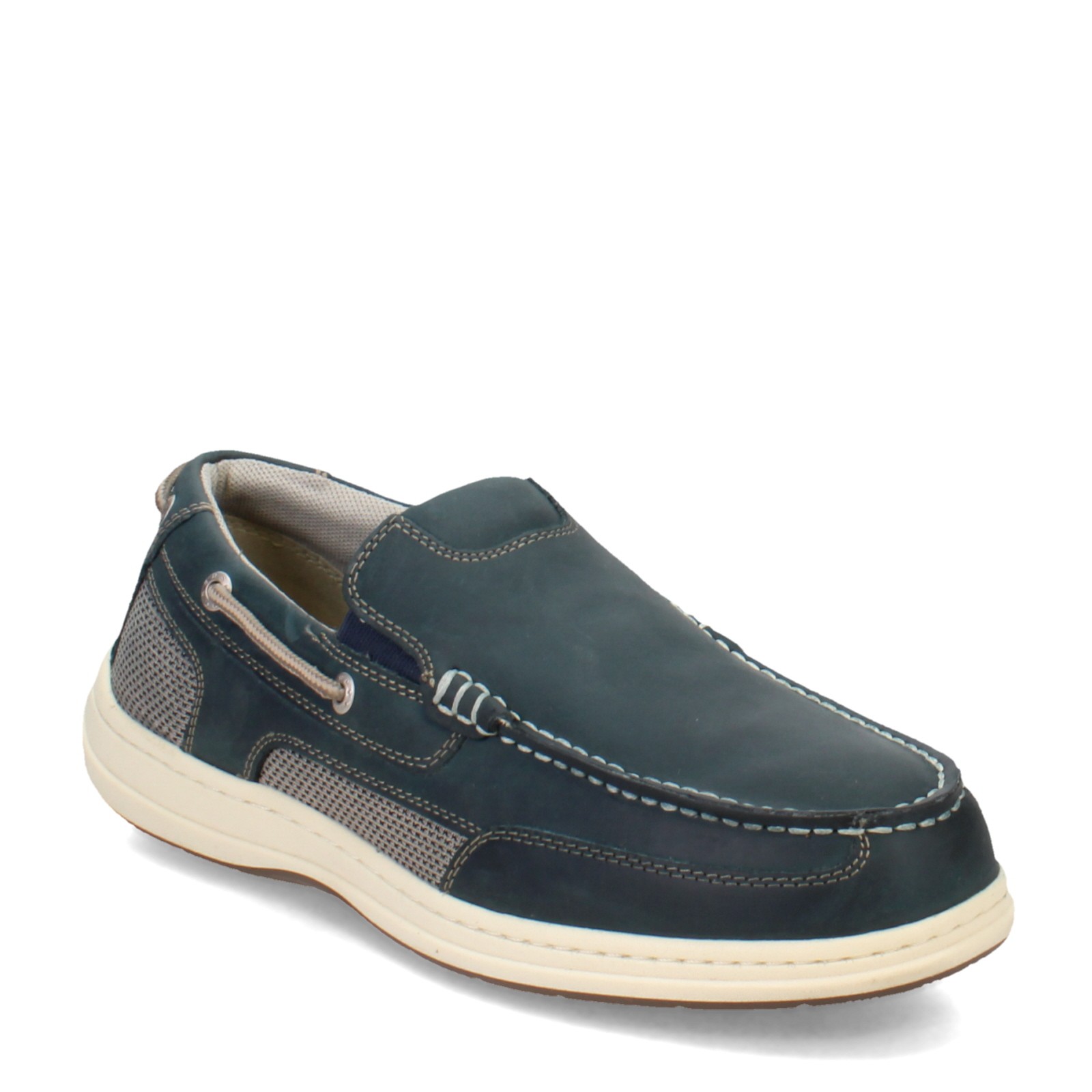 Mens Dockers Tiller Boat Shoe 90-38636 Navy FABRIC-AND-LEATHER 8390₽