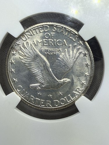 1928-S Standing Liberty Quarter Graded NGC MS66+ CAC Luster Bomb - Picture 6 of 8