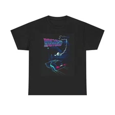 Back To The Future Graphic T Shirt Retro Movie Unisex Heavy Cotton Tee