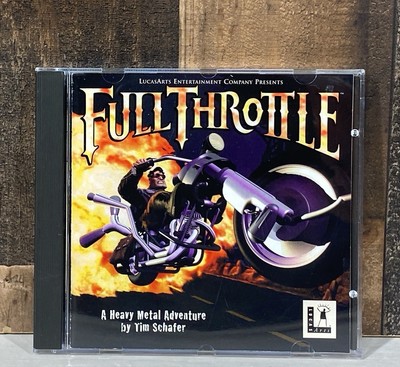 Full Throttle (PC CDROM, 1995) Disk/Case