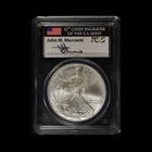 2006-W American Silver Eagle PCGS MS70 Mercanti Signed