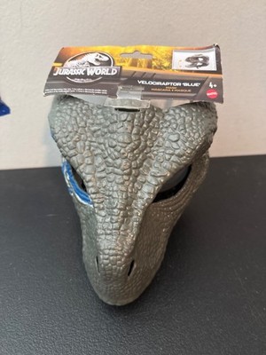 Jurassic World VELOCIRAPTOR BLUE Dinosaur Dino Mask Raptor Movie World