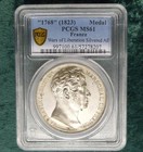 1768 1823 PCGS MS61 France Medal, War of Liberation Silvered Pingret marechal — photo 5