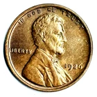 1926 Lincoln Penny One Cent 1C RB AU Coin