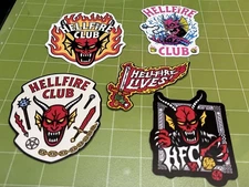 Stranger Thing Hellfire Club - Set of 5 Stickers
