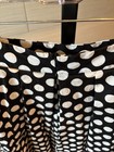 NWOT Flare Cotton Blend Black White Polka Dot Pockets Medium Skirt Retro Vibes — photo 2
