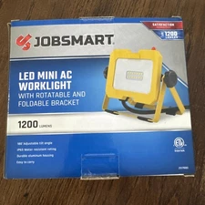 Jobsmart LED Mini AC Worklight With Rotatable/Foldable Bracket - 1200 Lumens