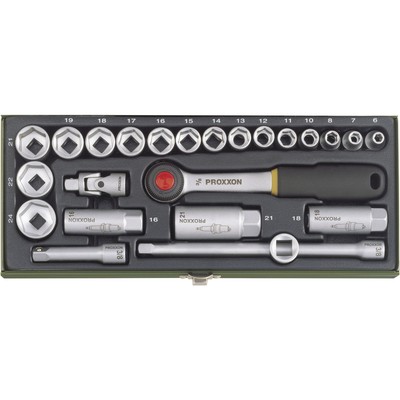 Proxxon Industrial  Steckschlüsselsatz metrisch 3/8'' (10 mm) 24teilig 23110