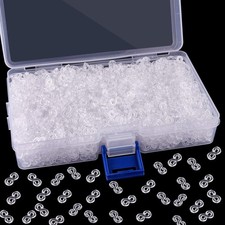 2000 Pcs Loom Rubber Bands  S Clips for DIY Bracelet Making Kit