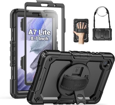 Case for Samsung Galaxy Tab A7 Lite 8.7'', Heavy Duty Shockproof with Screen Prot