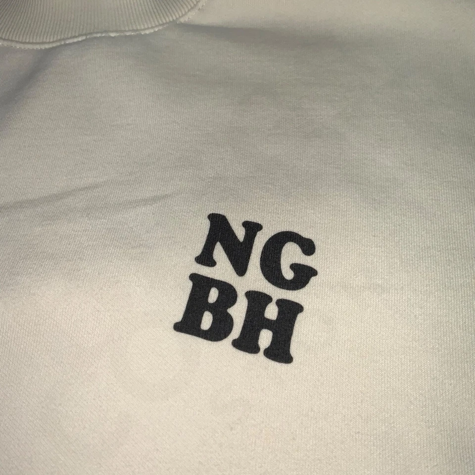  Love Never Fails Christian Jesus Sweatshirt Beige Natalie Grant Bernie Herms XL - Image 3 of 4