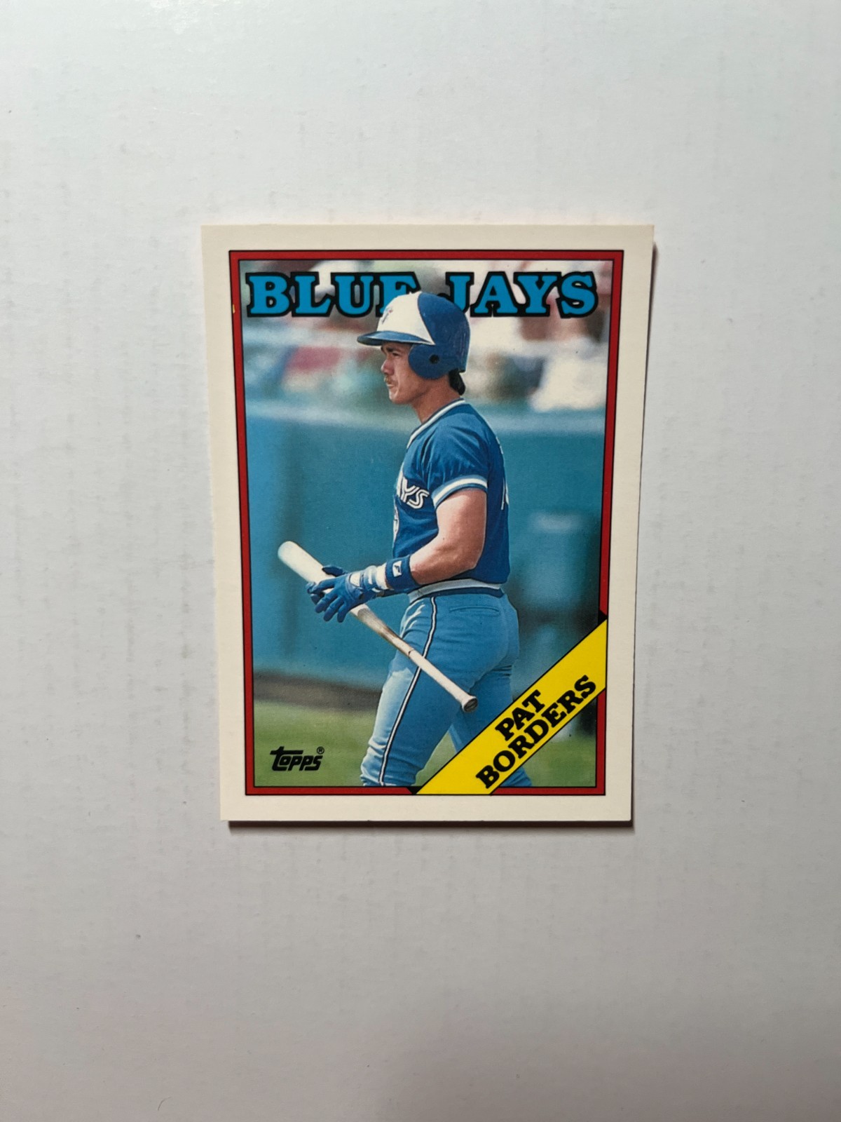 1988 Topps Traded #17T Pat Borders Rookie Card RC Toronto Blue Jays