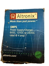NEW Altronix SMP5 Power Board Supply/Charger 6-12-24 VDC @ 4 amp Unused