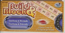 Build  Block Fractions  Decimals Math Game - Grade 5 and Up