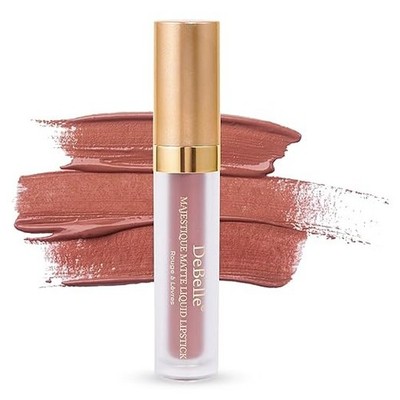 DeBelle Non-Drying Matte Pink Liquid Lipstick with Hyaluronic Acid   Vivid Valer
