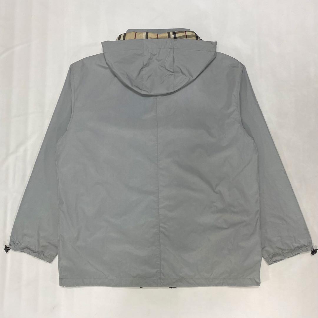 Burberry London Windbreaker Mountain Parka Jacket Gray Nylon Size L For Men thumbnail 20