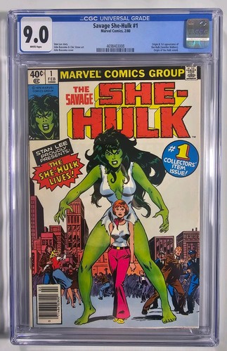 Savage She-Hulk #1 CGC 9.0 (Origin/1st appearance Jennifer Walters/She-Hulk)