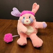 Peluche pupazzo festa rosa vintage 1984 15" Mattel guance viola anni 80