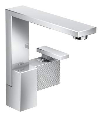 Axor Edge Einhebel-Waschtischmischer 190 mit Push-Open Ablaufgarnitur - Chrom...