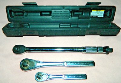 Craftsman Ratchet 1/2'' Drive 3/8'' Drive Pittsburgh Pro Click-Type Torque Wrench