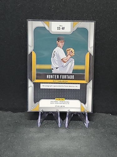 2025 Panini Prizm #SS-HF Hunter Furtado Sensational Signatures Green Pirates - Picture 2 of 2