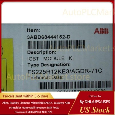 FS225R12KE3/AGDR-71C ABB Power Driver Board Brand New in Box!Spot Goods Zy