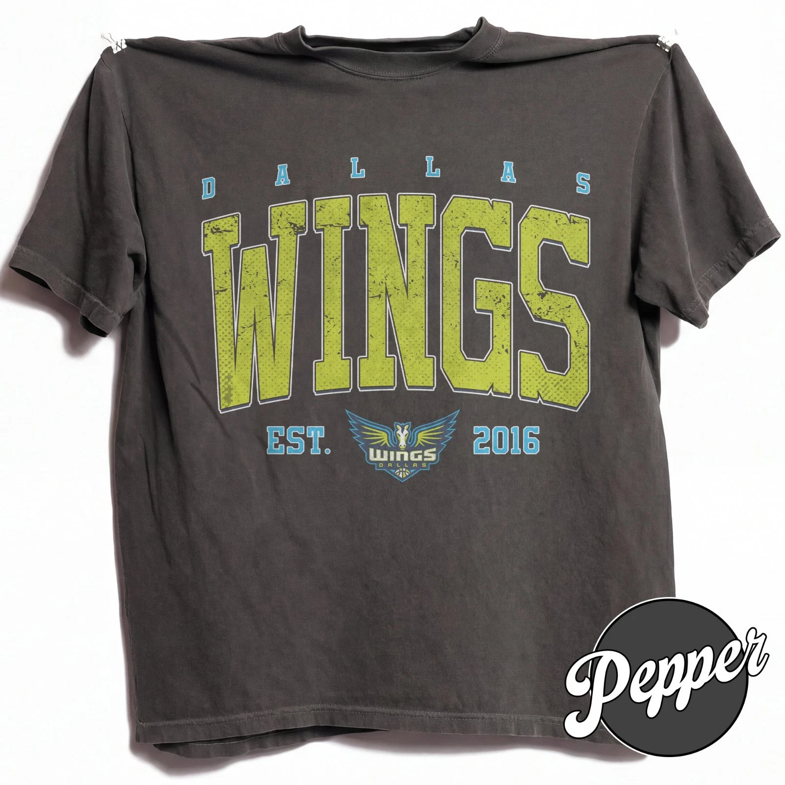 Dallas Wings Wommen Basketball Team Est 2016 Vintage Comfort Colors Shirt