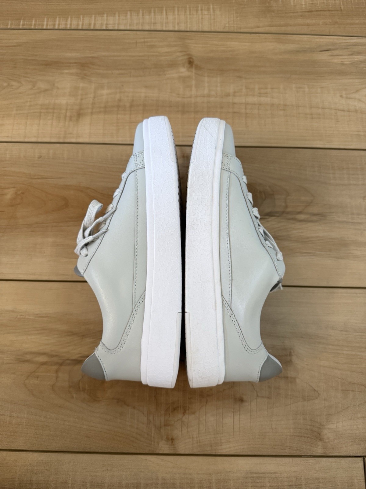 SAOLA Scarpe Kizik Vegas uomo taglia 7 5 grigio pelle vivavoce casual comode sneakers