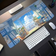 1pc Large-sized Esports Gaming Mouse Pad, Featuring an Anime-style Dormitory S