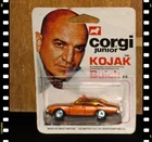 VINTAGE 1968 KOJAK BUICK CORGI JUNIOR CAR UNIVERSAL STUDIOS: NEW & SEALED