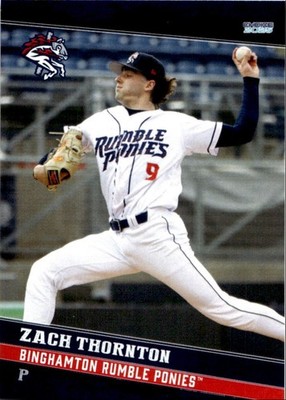 2025 Zach Thornton Choice Minor League Rookie RC Binghamton Rumble Ponies