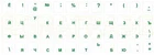 High Quality Keyboard Stickers RUSSIAN, Font Colour GREEN, Transparent