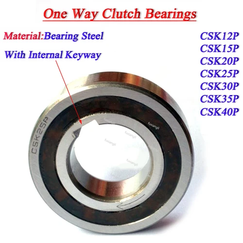 CSK12P/15P/20P/25P/30P/35P/40P One Way Clutch Bearing ,With Internal Keyway 