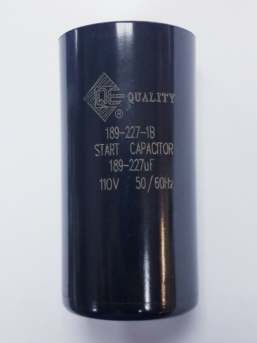 110V 110Vac 120VAC Motor Start Capacitor 189-227MFD uF HVAC Cap