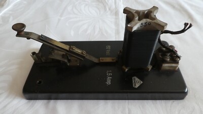 Antikes Rücklötgerät - Morseapparat ? Taste Technik Siemens & Halske 60V 1,5 Amp