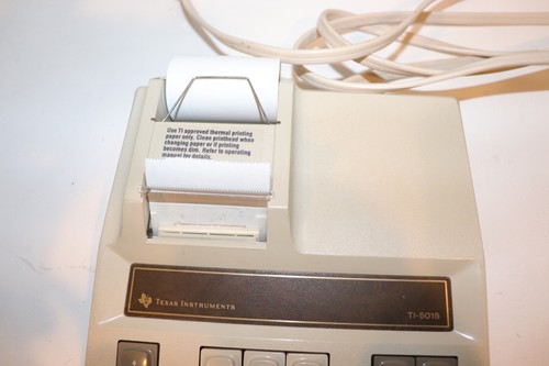 Texas Instrument TI-5015 Electronic Printing Calculator - Works - Picture 3 of 5