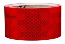 3M™ Reflective Prismatic Conspicuity Tape Series 983 Diamond Grade Red 4"