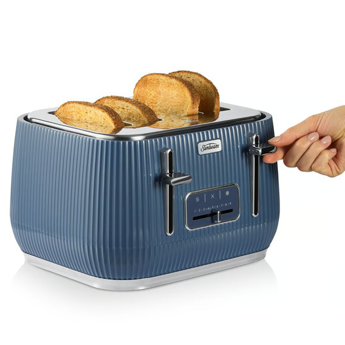 Sunbeam Elegant 4 Slice Toaster 9 Browning Settings Bread Browning Machine Toast - Picture 4 of 6