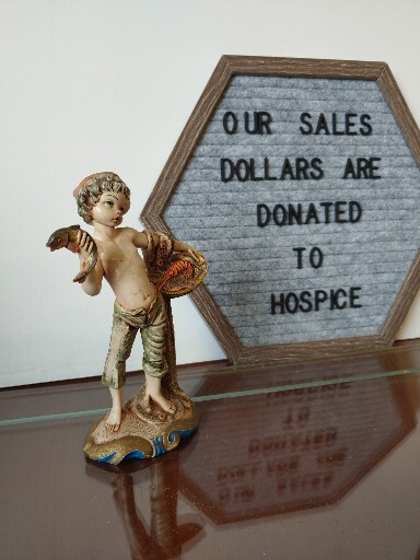 Vintage Depose Italy #722 Simonelli Boy Figurine with Fish