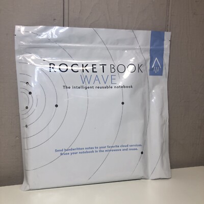 Rocketbook Wave Smart Notebook Standard Size 8.5'' x 9.5'' Pilot FriXion Pen Blue