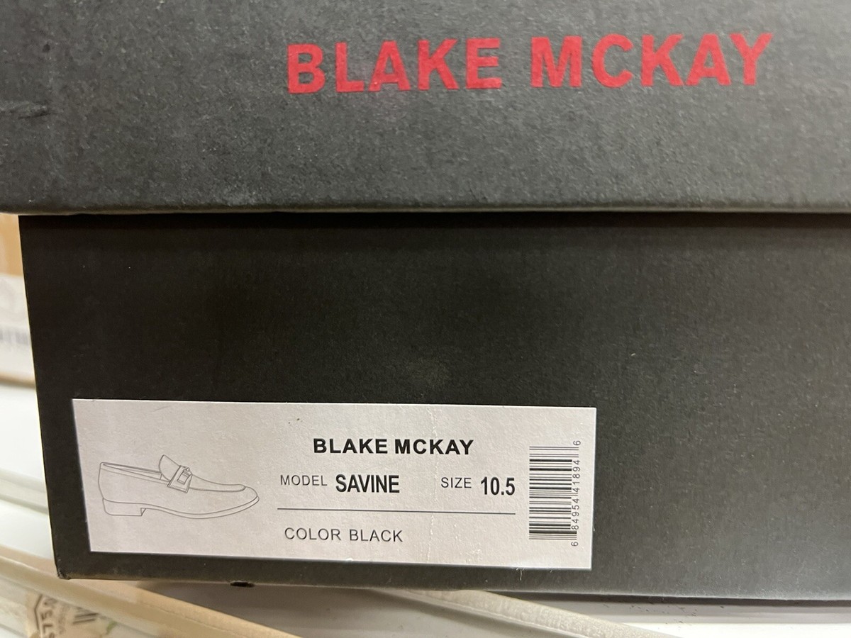 Blake McKay Mens Savine Slip On Black Size 10.5 M | eBay